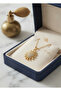 316L Steel Chain Gold Color Sun Model Necklace - 4