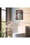 Signtouch Funny Botanical Zebra Toilet Wrap Framed Canvas Wall Art 40x60 cm - 3