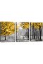 ALAYRA Boho Abstract Lines Canvas Wall Art Outer Frame 60x80 cm