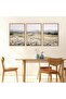 Signtouch Landscape Floral Botanical Wall Art 3-Piece Wooden Frame 40x60 cm - 3