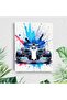 Signtouch Watercolor Car Illustration Wrap Framed Canvas Wall Art 50x70 cm