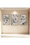 Signtouch Gray Brown Beige Abstract Wall Art Set of 3 Outer Frame 40x60 cm - 4