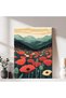 Signtouch Vintage Floral Autumn Retro Fall Wall Art Gold Frame 40x60 cm