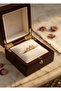 Brass Gold Color Zircon Stone Zigzag Model Ring - 3