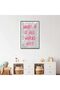Signtouch What If It All Works Out Pink Font Positive Framed Wall Art 40x60 cm - 7