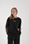 Women's Stone Print Lace Detail Blouse - 2