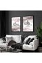 Signtouch Living Room Islamic Wall Art Set of 2 Outer Frame 40x60 cm - 2