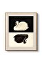 Signtouch Swan Vintage Animal Rustic Nature Canvas Wall Art Outer Frame 30x40 cm