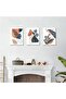 Signtouch Blue Neutral Abstract Canvas Wall Art Set of 3 Outer Frame 30x40 cm - 4