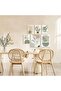 Signtouch Canva Geometric Century Wrap Framed Wall Art 6-Piece 40x60 cm - 2