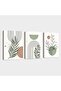 ALAYRA Funny Botanical Giraffe Toilet Wrap Framed Canvas Wall Art 60x80 cm
