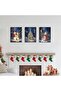 Signtouch Winter Snowman Landscape Wrap Framed Canvas Wall Art Set of 3 40x60 cm - 4