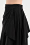Women's Double Layered Look Lined Design Long Skirt - 7