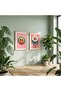 Signtouch Cute Daisy Smiley Kids Wall Art 2-Piece Natural Wood Frame 40x60 cm - 3