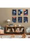 Signtouch Animal Kids Nursery Girls Wall Art 6-Piece Outer Frame 30x40 cm - 3