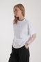 Women's Stone Print Lace Detail Blouse - 3
