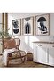 Signtouch Abstract Framed Canvas Wall Art Set of 3 30x40 cm - 2