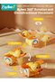Baby Crawling Duck Toys with 2 Pairs Knee Pads, Baby Musical Toys, Tummy Time Toy, Learning Educational Toy with Light & Sound, Head Up and Crawl Training for 6-12 Months Toddler - 4