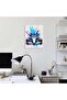 Signtouch Watercolor Car Illustration Wrap Framed Canvas Wall Art 50x70 cm - 4