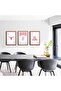 ALAYRA Pink Western Cowboy Cards Wall Art 3-Piece Outer Frame 60x80 cm - 7
