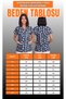Women's V-Neck Bat Sleeve Colorful Owl Patterned Terycotton Fabric Doctor Nurse Scrubs Uniform Single Top - 8