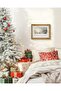 Signtouch Christmas Reindeer Pulling Festival Wall Art Gold Frame 30x40 cm - 4