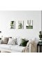 Signtouch Abstract Geometric Black Brown Wall Art 3-Piece Outer Frame 40x60 cm - 4