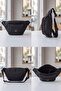 Multi-Compartment Unisex Waist Bag Cross Chest and Shoulder Bag with Lock Buckle and Adjustable Strap for Sports - 8