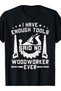 تي شيرت هدية للنجارة من Funny Enough Tools Woodworking Kit