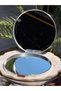 25 cm Round Mirrored Decorative Tray – Presentation Tray with Gold & Silver Color Options - 3