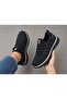 Men's Knitted Faylon Sole Sneaker Walking Shoes - Black Smoke - 4
