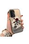 Samsung Galaxy A17 4G/5G Compatible Retro Red Rose Printed Shock Protective Hard Case
