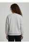 Oversize Sweatshirt Paris France Text Printed Crew Neck Long Sleeve Sweatshirt - 4