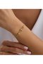 3 Row Ball Figured Stylish Bracelet - 3