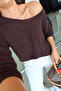 Oval Neck Basic Knitwear - 5
