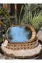 Set of 2 Oval Decorative Trays with Crystal Stones and Mirrors – Stylish Presentation Tray for Promise and Engagement - 2