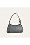 Women's Gray Textured Handbag