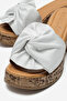 Genuine Leather Thick-Heeled Women's Slippers - 3
