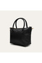 Women's Black Tote Shoulder Bag - 3