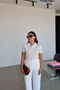 Polo Collar Knitwear Blouse - 2