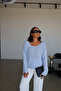 Oval Neck Basic Knitwear - 2