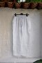White Pocketed, Embroidered, Elastic and Tie-Waisted, Straight-Leg Casual Muslin Woven Trousers 98 60 - 2