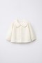 Baby Girl 3-Piece Set Plush Vest Textured Shirt Lace Embroidered Skirt Holiday Special Occasions Daily Wear - 2