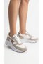Women's Shiny Star Detailed Thick Sole Casual Lace-Up Sports Shoes Sneaker - 2