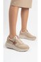 Women's Shiny Star Detailed Thick Sole Casual Lace-Up Sports Shoes Sneaker - 2