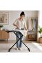 Ironing Board with Adjustable Height - Heat Resistant Cover Iron Board with Steam Iron St - 2
