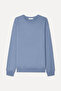 Men's Blue Crew Neck Sweatshirt