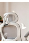 Ergonomic Office Chair, High Back Mesh Desk Chair with Adjustable Lumbar Support & Headrest, 90° Flip‑Up Armrests, SGS Certified Gas Lift, Reclining Computer Chair for Home Office, White - 4