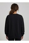 Oversize Sweatshirt Paris France Text Printed Crew Neck Long Sleeve Sweatshirt - 4
