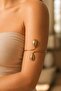 Gold drop model bicep bracelet - 2